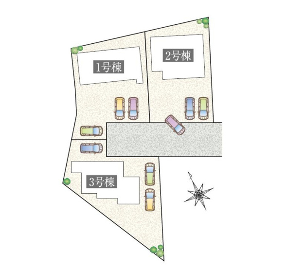 【区画図】 | 前橋市青柳町　1号棟