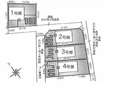 【区画図】 | CRADLE GARDEN加須市馬内第3　【平屋】新築住宅