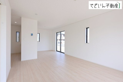 【居間・リビング】 | CRADLE GARDEN加須市馬内第3　【平屋】新築住宅 | ≪4号棟≫
現地(2026年5月撮影)