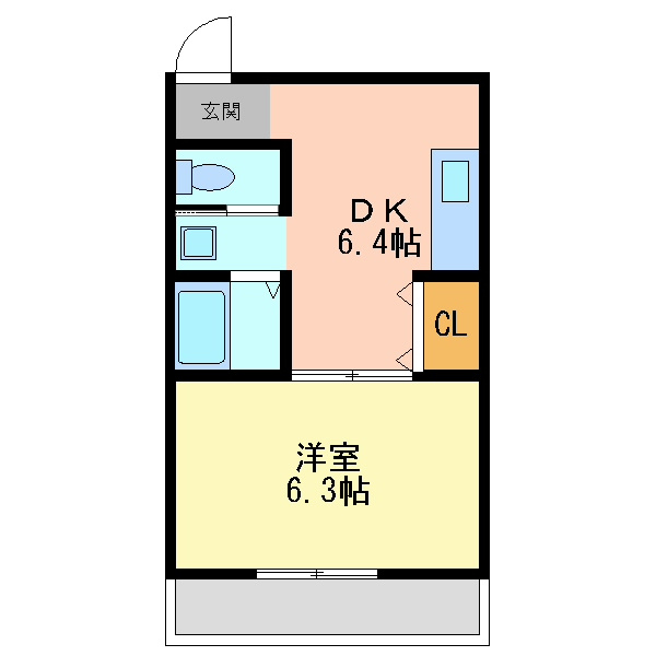 プルス塚本の間取り