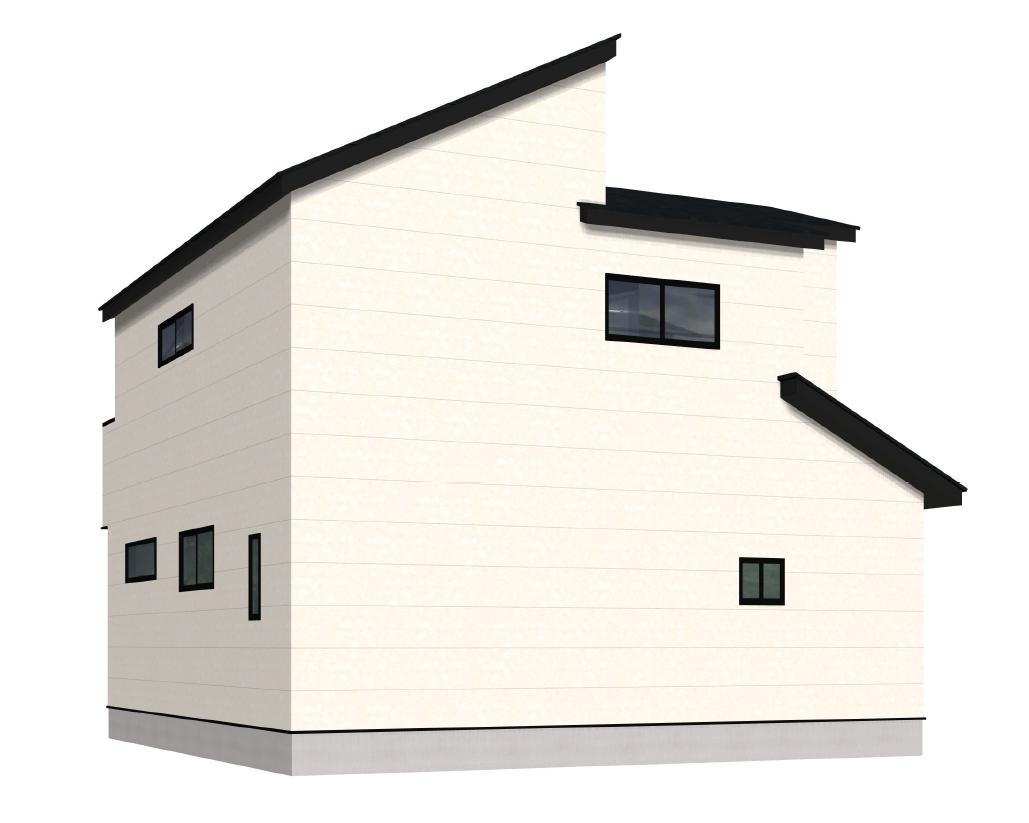 久留米市白山町1期の外観パース