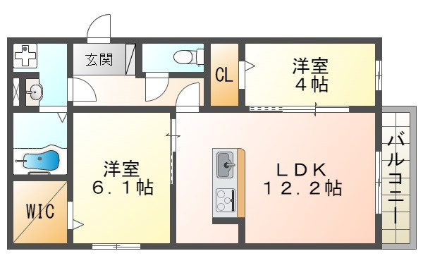 ダイヤハウスⅤの間取り