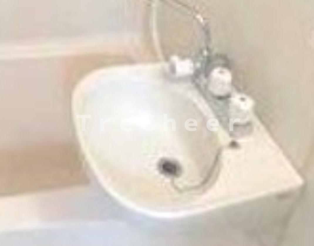 桜マンションの洗面所