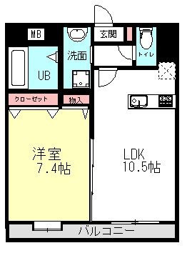 グランロージュの間取り