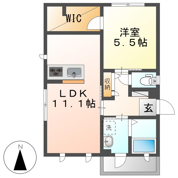 ドゥ・カショーエプの間取り