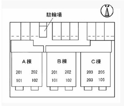 【区画図】 | クレスト21　A棟 | 配置図