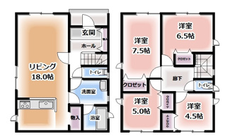 【間取り】 | 盛岡市月が丘　第6　