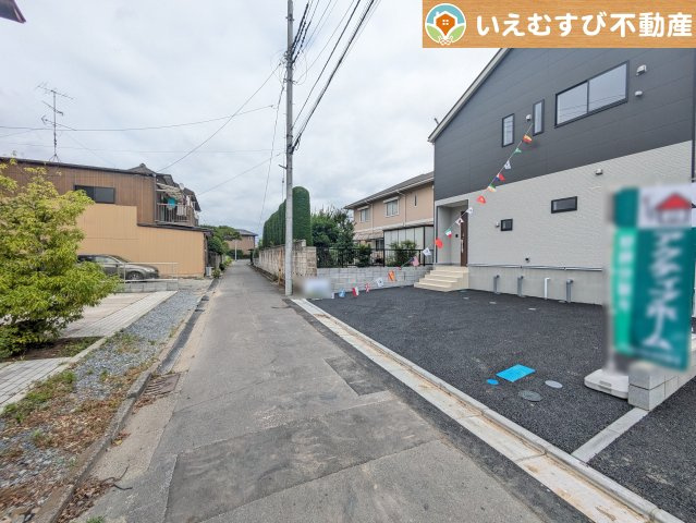 Cradle garden　行田市天満第2の前面道路含む現地写真