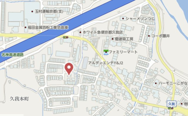 京都市伏見区久我本町　中古戸建の地図