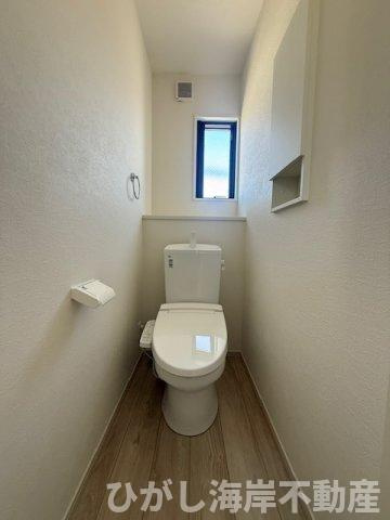 茅ヶ崎市今宿　新築戸建　全2棟のトイレ|洗浄機能付きお手洗い