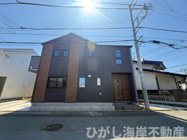 茅ヶ崎市今宿　新築戸建　全2棟の外観|現地外観