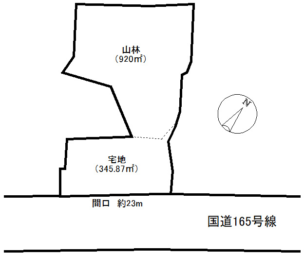 榛原山辺三の土地図