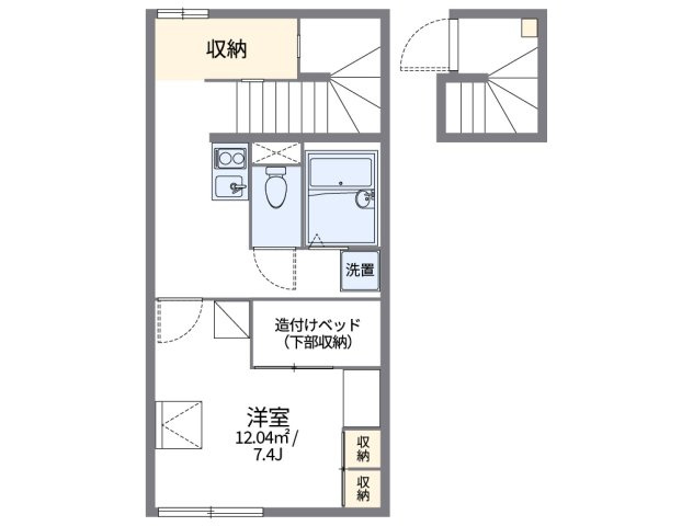 レオパレスタピスリーの間取り