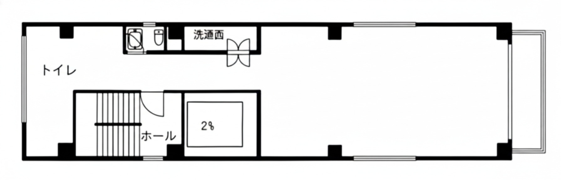 綿引ビル　４Fの間取り