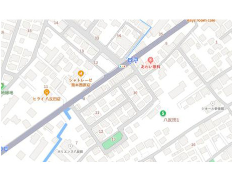 よかタウン／東区八反田1丁目1期／7号棟の地図