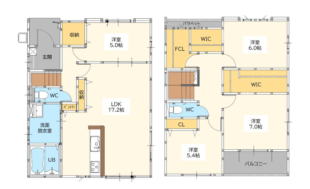 久留米市西町3期の間取り