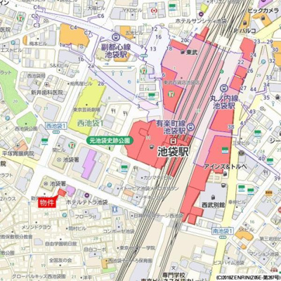 【地図】 | クレヴィア池袋Ｗｅｓｔ