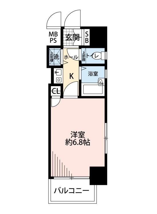 ダイナコートピア黒崎Ⅱ　5階の間取り
