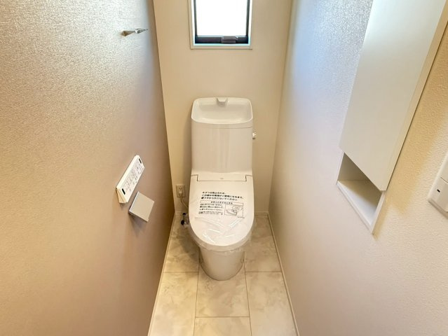 川越市砂新田　7期　新築一戸建てのトイレ|ゆったりとした空間のトイレです
