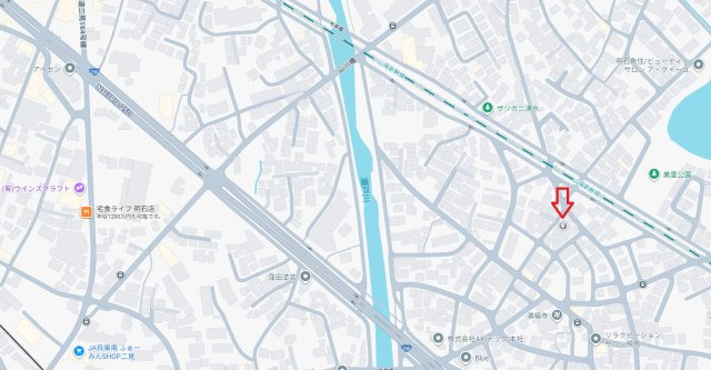 明石市魚住町西岡　中古戸建の地図
