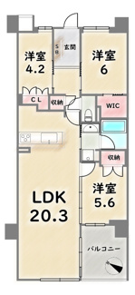 【間取り】 | イニシア桂大橋