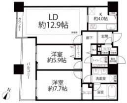 パークコート赤坂ザ・タワーの間取り