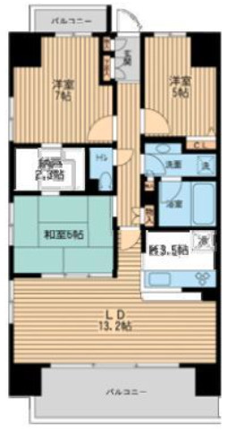 【間取り】 | エコロジー千葉みなとレジデンス