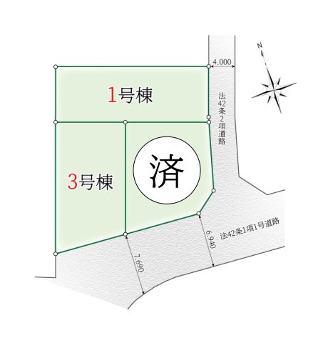 【区画図】 | マイホームは夢ではありません、ミライズホーム株式会社が一緒にサポートさせていただきます！ご要望をヒアリングさせてください。