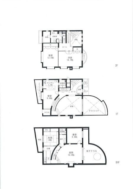 代田三丁目戸建の間取り