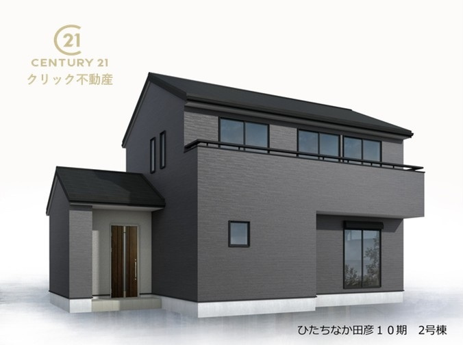 リーブルガーデン  ひたちなか田彦　10期　2の外観|佐和駅車9分。田彦小徒歩25分。田彦中徒歩20分。
那珂市、東海村、水戸市へも出やすく、通勤、お買い物にも便利。
並列駐車可能なカースペース確保！