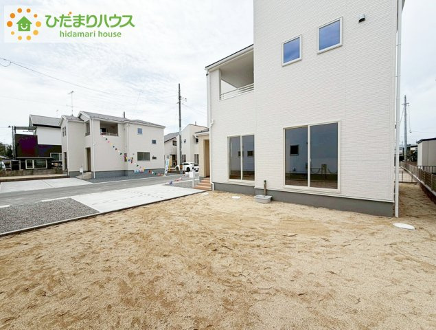 いわき市泉町滝尻第2　新築戸建　7号棟の庭|家族みんなで広～いお庭でバーベキューが楽しめます(^^♪
