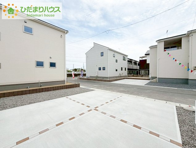 いわき市泉町滝尻第2　新築戸建　7号棟の駐車場|カースペースは2台分確保!(^^)!