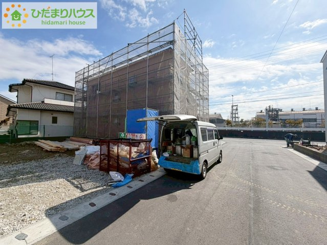いわき市泉町滝尻第2　新築戸建　7号棟の前面道路含む現地写真|耐震・制震の家！！大切なご家族を自然災害からお守りします！！