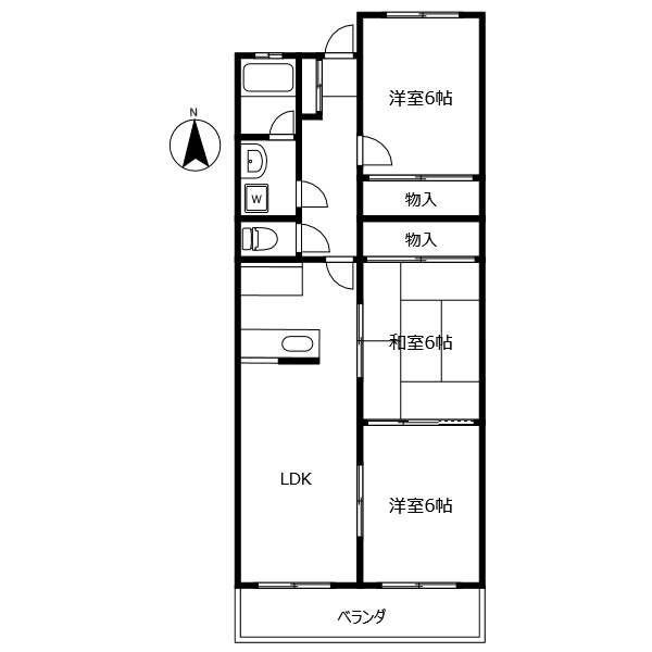 ハイツ277の間取り