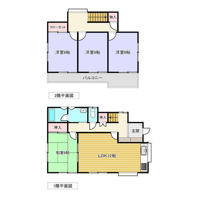 前橋市前箱田町の間取り