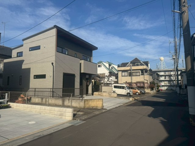 川越市諏訪町第5期　新築一戸建ての前面道路含む現地写真|前面道路含む現地写真です