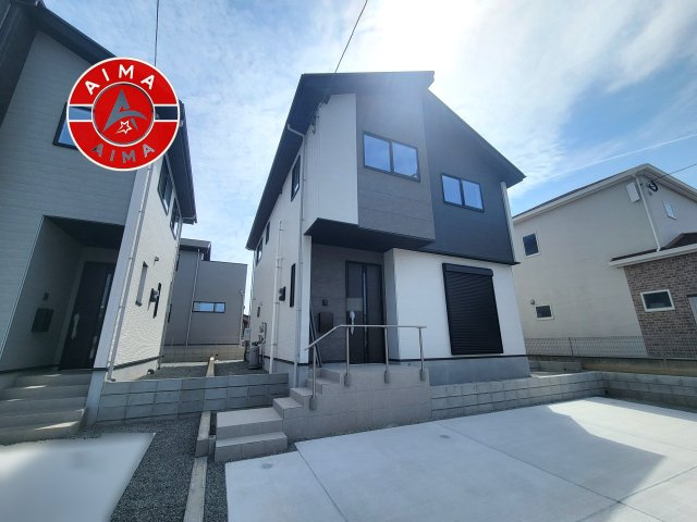 古賀市千鳥6丁目第2-3棟(3号棟）の外観|デザイン性のある外観です。