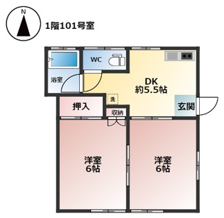 【間取り】 | サンテラスF