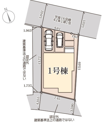 【区画図】 | 読谷村宇座　第2（限定1棟） | 1号棟　