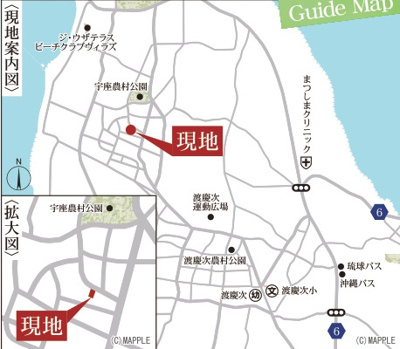 【地図】 | 読谷村宇座　第2（限定1棟） | 地図♪