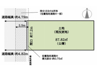 山科区御陵岡町　売地の画像