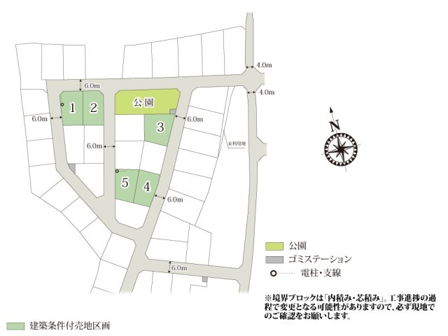ワイウッドコート東松山市松山町第1期【建築条件付き売地】の画像