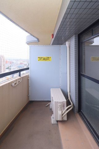 ダイナコート久留米本町　13階のバルコニー|現状優先です。