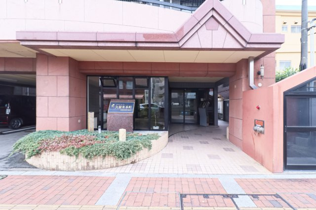 ダイナコート久留米本町　13階のエントランス