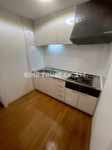 大淀町スカイハイツのキッチン|使いやすいキッチンです