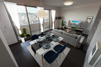 【間取り】 | ヴェルパーク東雲本町プログレス | 3LDK　各住戸トランクルームあり収納豊富　※こちらの写真はCG 加工になります。現況優先。