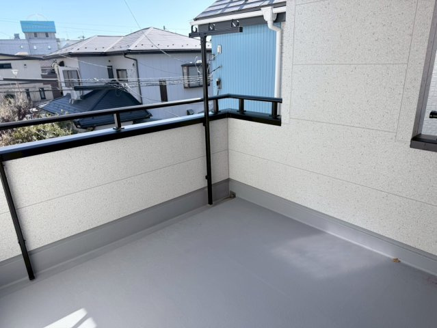 川越仙波町　新築一戸建て　1号棟のバルコニー|開放的で明るい空間を演出してくれるバルコニーです
