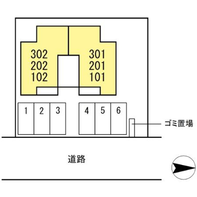 【区画図】 | （仮称）宇栄原共同住宅