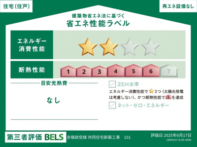 【省エネ性能ラベル】 | （仮称）宇栄原共同住宅