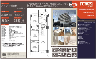  | 【メイツ千種青柳】✨️仲介手数料無料✨️春岡小学校・若水中学校